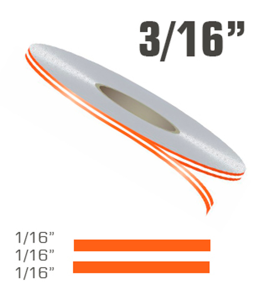 Double Line Single Color Vinyl Pinstripe Tape Car Stripes